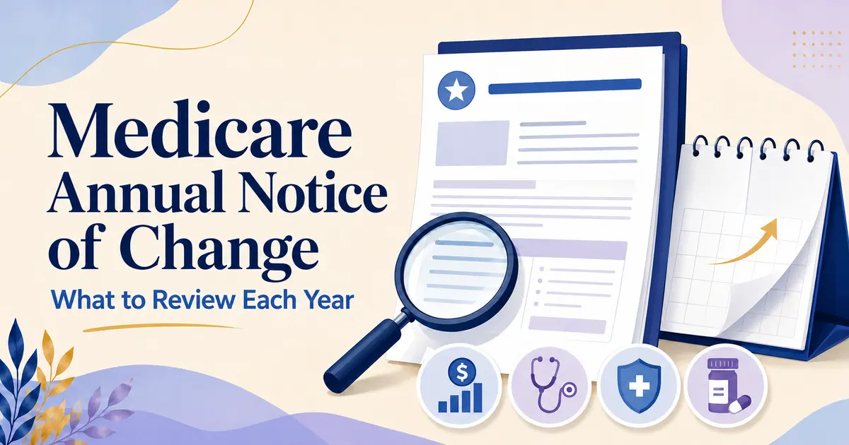 Medicare Annual Notice of Change plan review guide