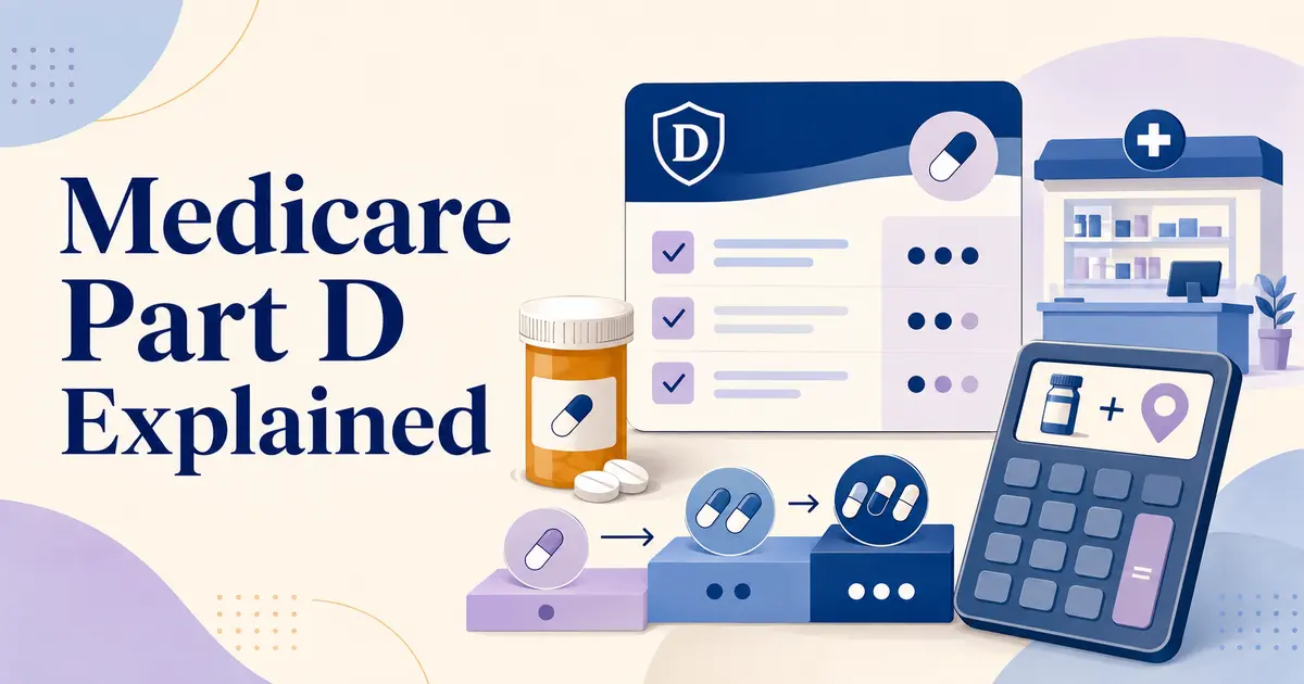 Medicare Part D prescription drug coverage explained