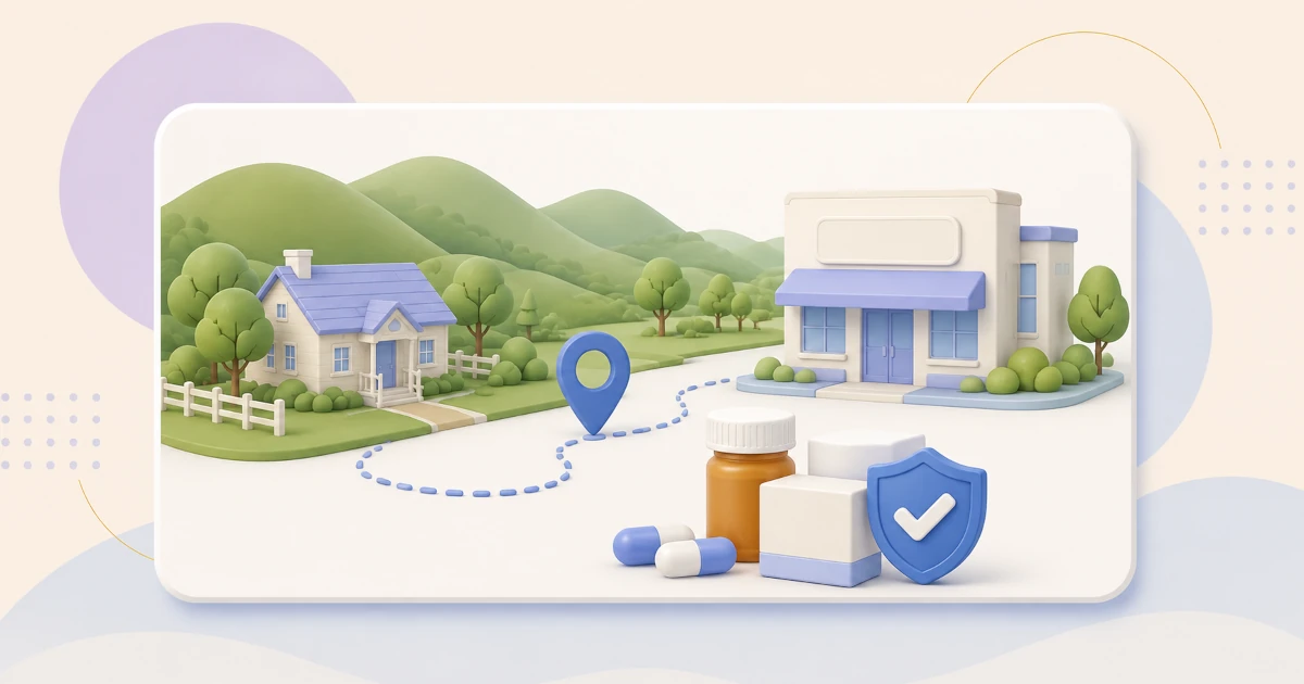 Rural Texas County pharmacy connected to Medicare Part D prescription options